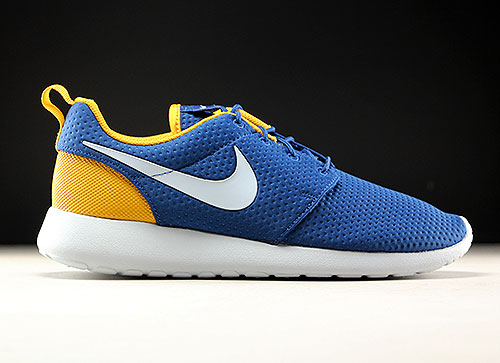 Nike Roshe One SE blauw geel wit 844687-402