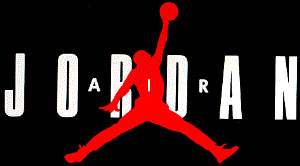 Het logo van dochterfirma Air Jordan