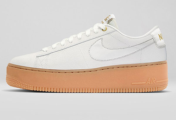 Nike Air Force 1 met een plateauzool