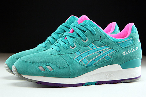 Asics Gel Lyte III Tropical Green Seitenansicht