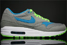 Nike Air Max 1 Light Charcoal Blue Electric Green