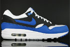 Nike Air Max 1 White Signal Blue Anthracite