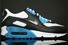 Nike Air Max 90 Black Anthracite White Blue