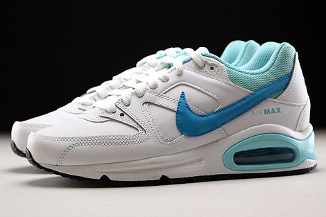 Nike Air Max Command Leather GS White Blue Lagoon Copa Seitenansicht