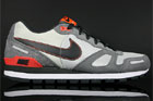 Nike Air Waffle Trainer Neutral Grey Anthracite Orange Red