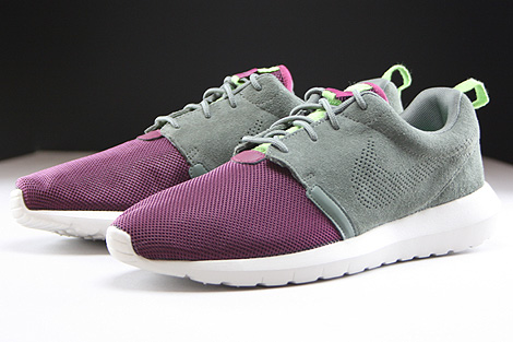 Nike Rosherun NM FB River Rock Villain Red Light Stone Poison Green Seitendetail