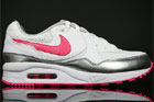 Nike WMNS Air Max Light White Pink Flash Metallic Silver