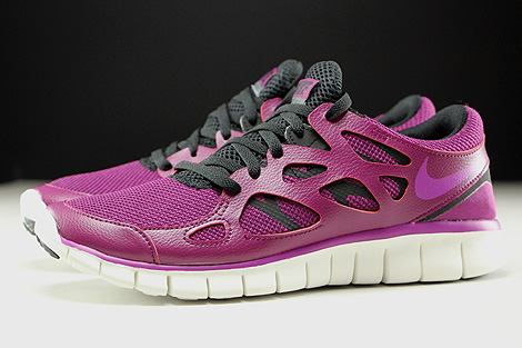 Nike WMNS Free Run 2 EXT Mulberry Purple Dusk Black Dark Grey Seitenansicht