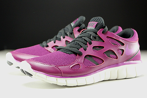 Nike WMNS Free Run 2 EXT Mulberry Purple Dusk Black Dark Grey Seitendetail