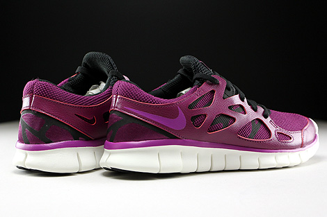 Nike WMNS Free Run 2 EXT Mulberry Purple Dusk Black Dark Grey Rueckansicht