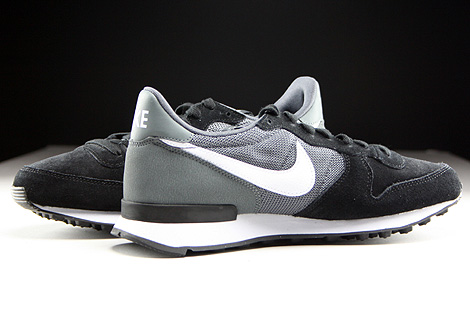 nike internationalist black dark grey