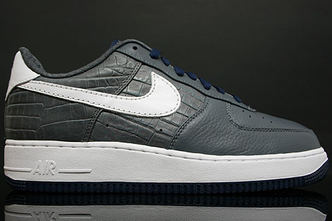 Nike Air Force 1 Low Premium Flint Grey Navy