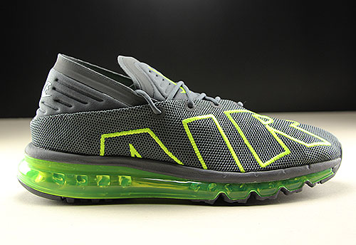 Nike Air Max Flair Donkergrijs Neongroen 942236-008